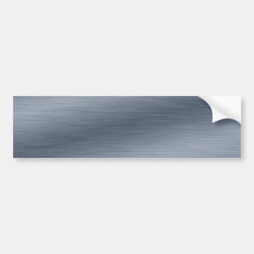 Create Your Own Faux Brushed Steel Bumperstickers Bumper Sticker
