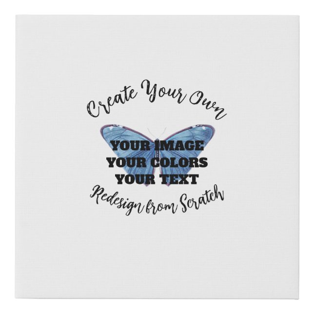 Create Your Own Faux Canvas Print (Front)