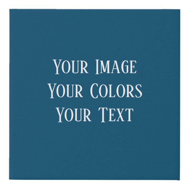 Create Your Own Faux Canvas Print (Front)