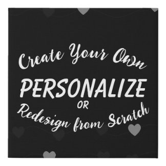 Create Your Own Faux Canvas Print