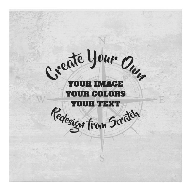 Create Your Own Faux Canvas Print (Front)