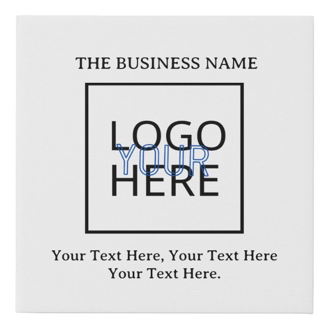 Create your own  faux canvas print (Front)
