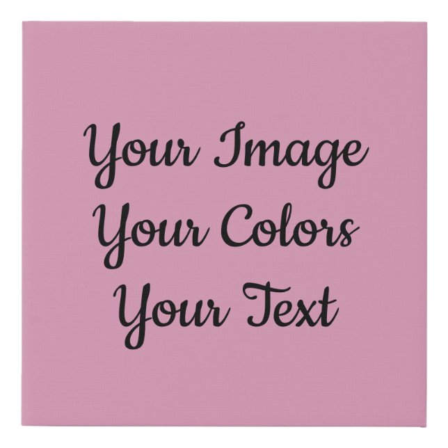 Create Your Own Faux Canvas Print (Front)