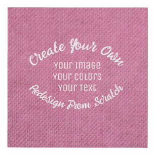 Create Your Own Faux Canvas Print