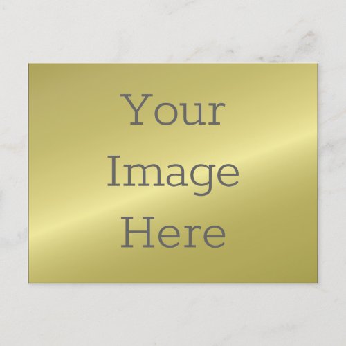 Create Your Own Faux Metallic Antique Brass Postcard