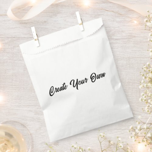Create Your Own  Favor Bag