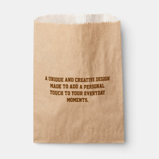 Create Your Own Favor Bag