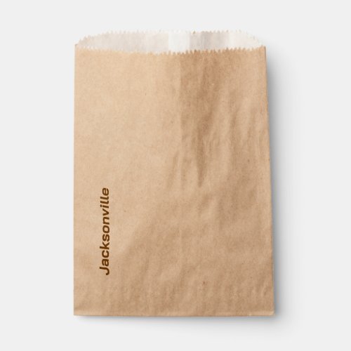 Create Your Own Favor Bag
