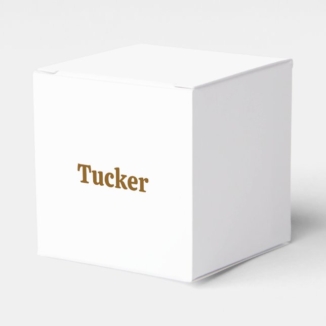 Create Your Own Favor Box (Front Side)