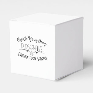 Create Your Own Favor Boxes