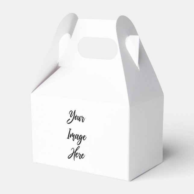 Create Your Own Favor Boxes (Front Side)