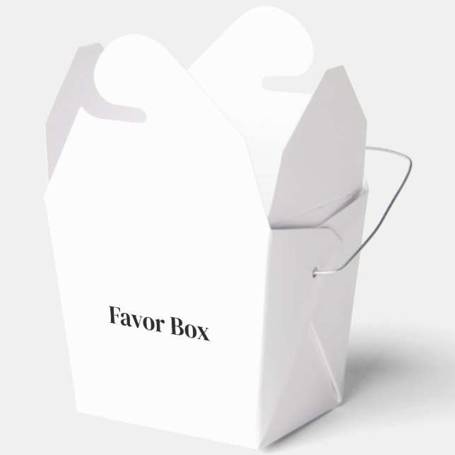 Create Your Own Favor Boxes (Open)