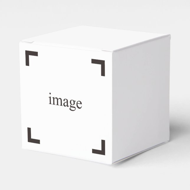Create Your Own Favor Boxes (Front Side)