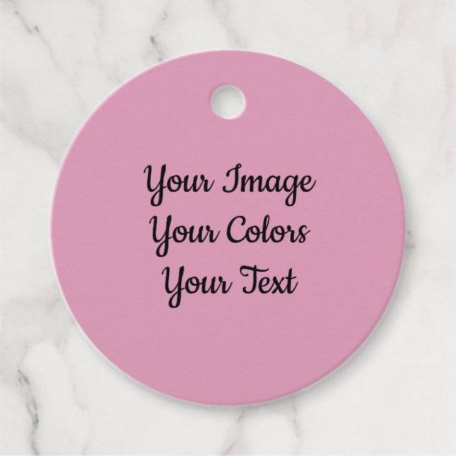 Create Your Own Favor Tags (Front)