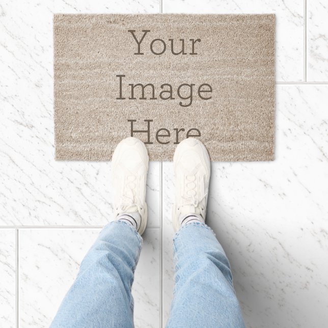 Coir Door Mat Size: 24" x 16" (Insitu)