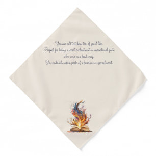 Create Your Own Fire Grimoire Bandana