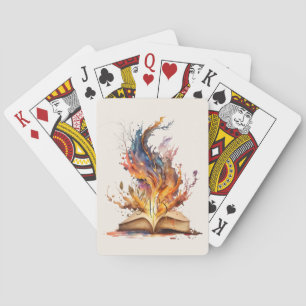 Create Your Own Fire Grimoire Poker Cards