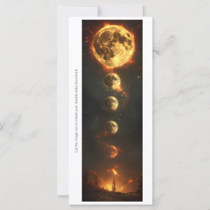 Create Your Own Fire Moons Bookmark Card