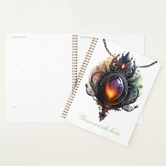 Create Your Own Fire Opal Bejeweled Planner