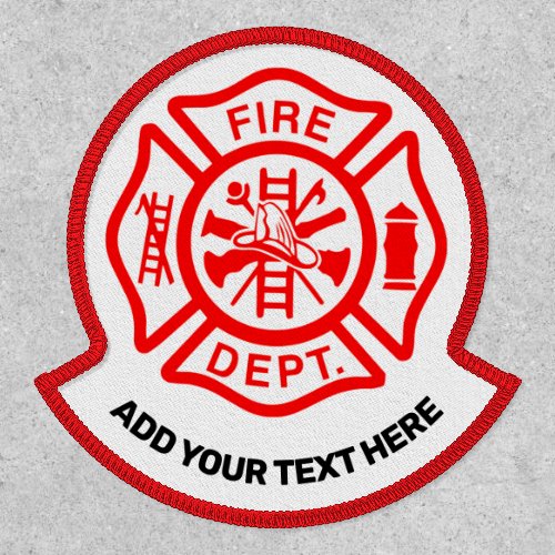 Create Your Own Firefighter Patch