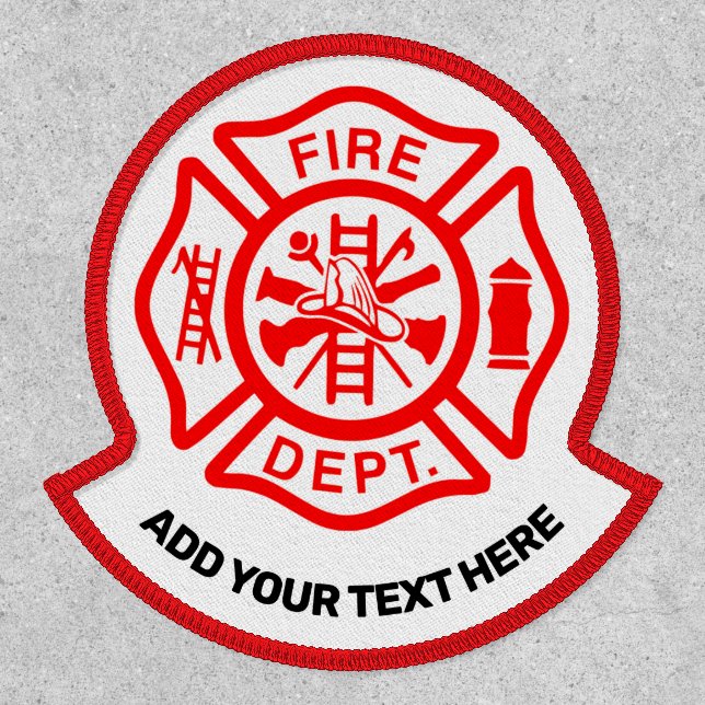 Create Your Own Firefighter Patch (Front)