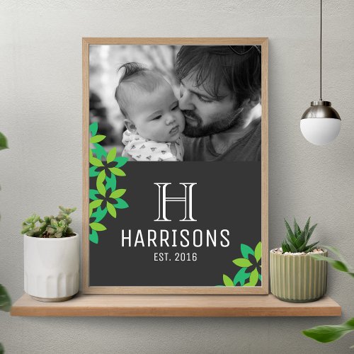 Create Your Own First Fathers Day Photo Poster