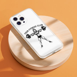 Create Your Own Fitness Club Logo Design iPhone 15 Pro Max Case