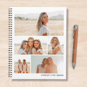 Create Your Own Five Photo Collage Name Gift Planner