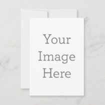 Create Your Own Flat Thank You Card