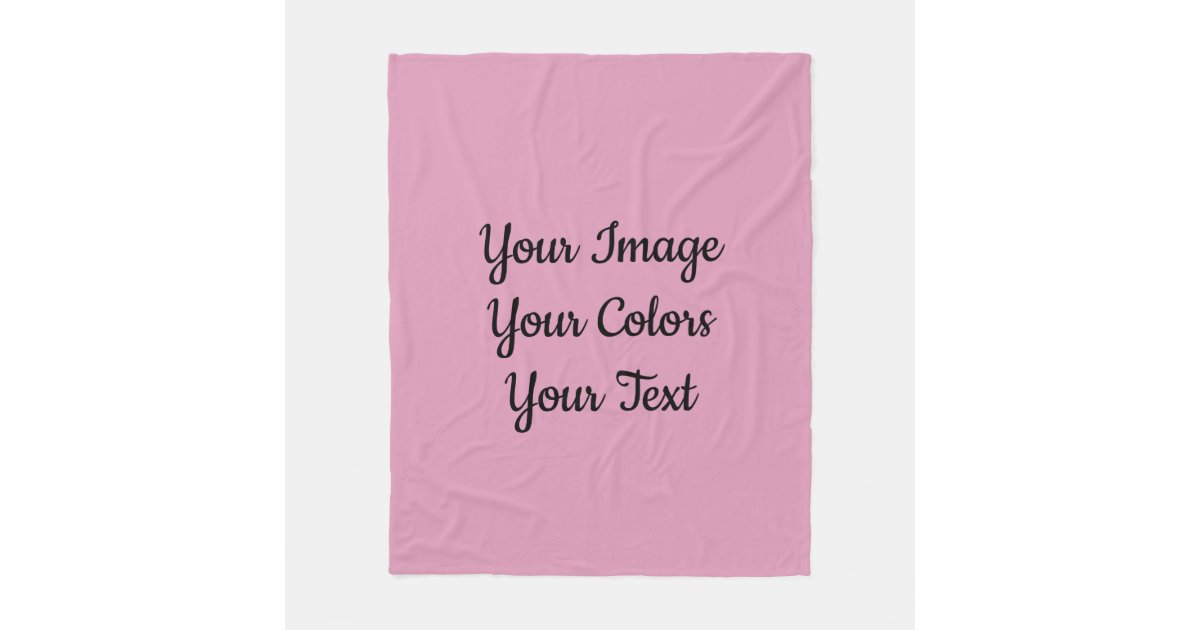 Create Your Own Fleece Blanket Zazzle