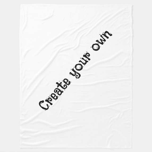 Create your own fleece blanket (Front)