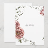 Create Your Own floral  (Front/Back)