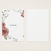 Create Your Own floral (Front & Back)