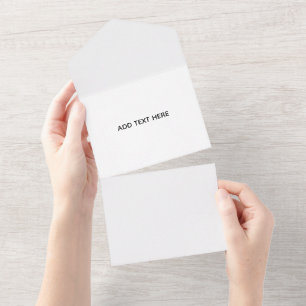 Create Your Own Floral All In One Invitation