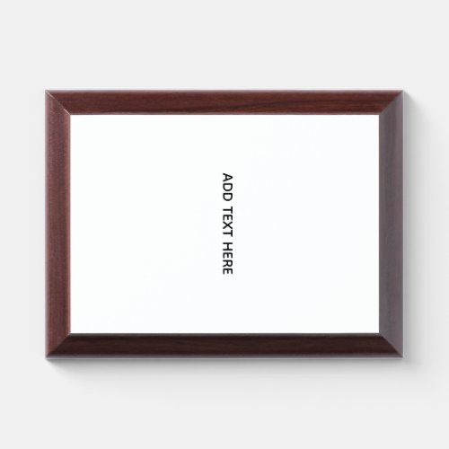 Create Your Own Floral Award Plaque