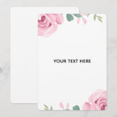 Create Your Own Floral Border (Front/Back)