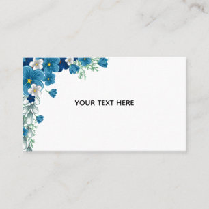 Create Your Own Floral Business Card