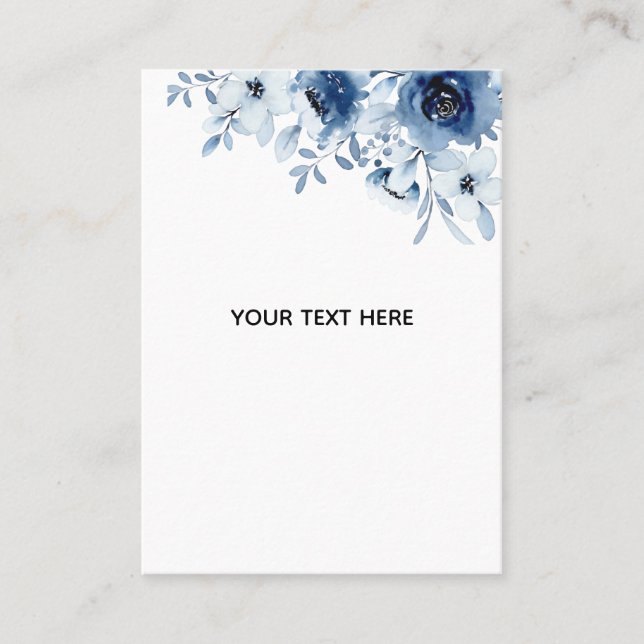 Create Your Own Floral Business Card (Front)