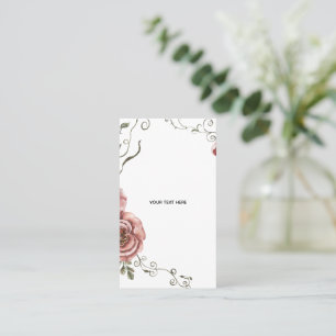 Create Your Own floral Business Card