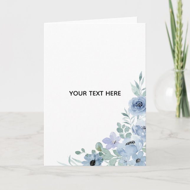 Create Your Own Floral  Card (Front)