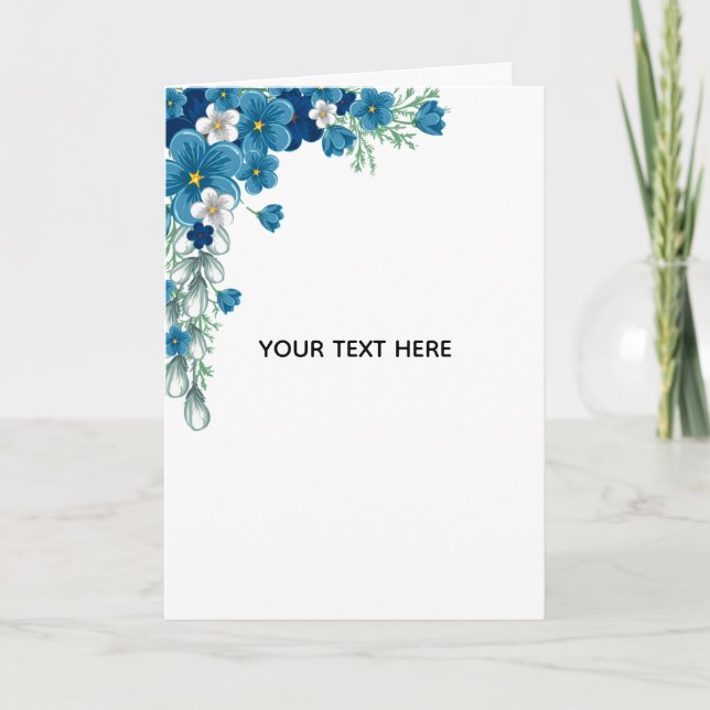 Create Your Own Floral Card (Front)