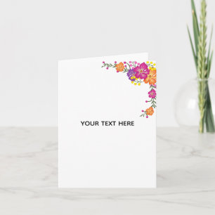 Create Your Own Floral Card