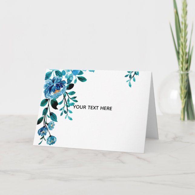 Create Your Own Floral Card (Front)