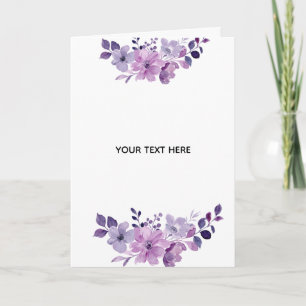 Create Your Own Floral Card