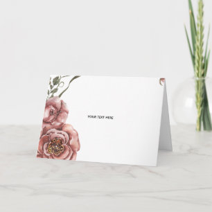 Create Your Own floral  Card
