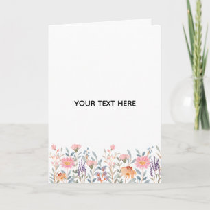 Create Your Own Floral Card
