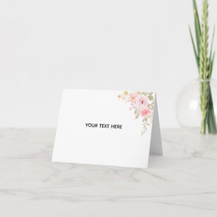 Create Your Own Floral Card