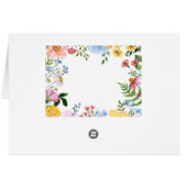 Create Your Own floral Card (Back Horizontal)