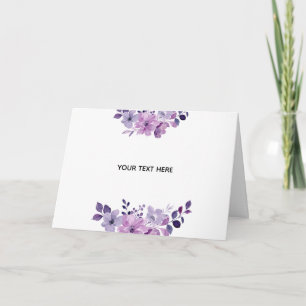 Create Your Own Floral Card