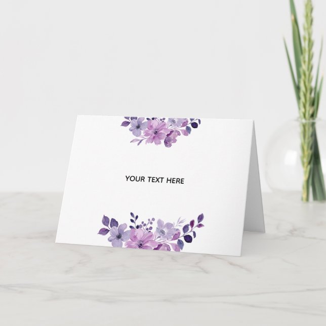 Create Your Own Floral Card (Front)